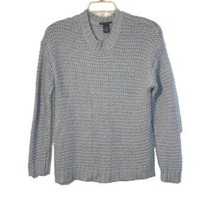 Chelsea & Theodore Loose knit Mohair blend sweater. Size Large GUC